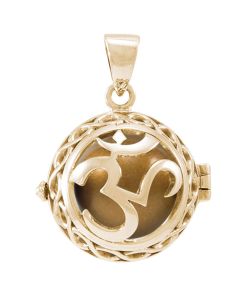 Engleklokke / Harmony ball med Aum - u/k&aelig;de