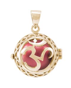 Engleklokke / Harmony ball med Aum - u/k&aelig;de