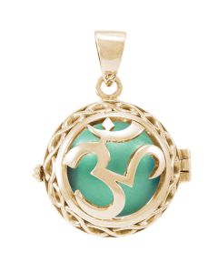 Engleklokke / Harmony ball med Aum - u/k&aelig;de