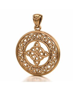 Vedh&aelig;ng Keltisk Livshjul - 33mm - u/k&aelig;de