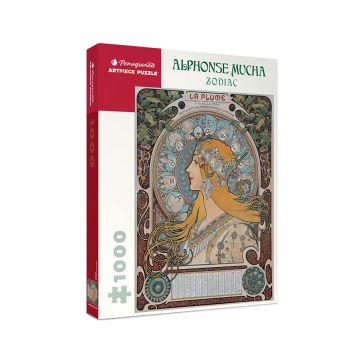 Alphonse Mucha: Zodiac - puslespil med 1000 brikker
