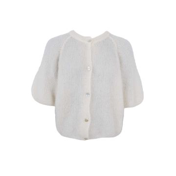 BCBJOERK patentstrikket cardigan - S/M - Black Colour
