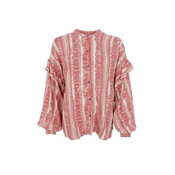 BCSTELLA flæsebluse - S/M - Black Colour