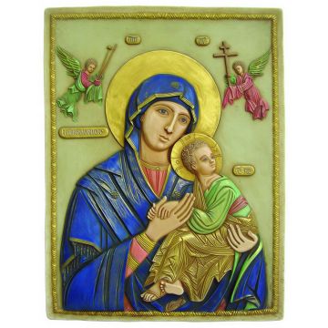 Ikon Tavle - Jomfru Maria med Jesus barnet
