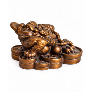 Feng Shui pengefrø - Lykke-Frø - 8 x 6,5 cm