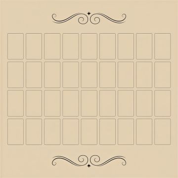 Lenormand Grand Tableau dug - 60 x 60 cm