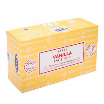 Satya Vanilla røgelse - Røgelsespinde