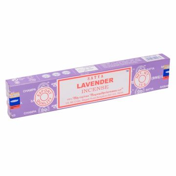 Satya Lavender røgelse - Røgelsespinde - 15 gram