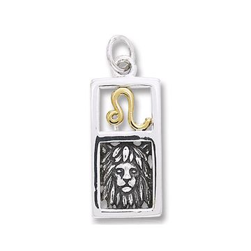 Vedhæng Løven Stjernetegn - 26mm - u/kæde