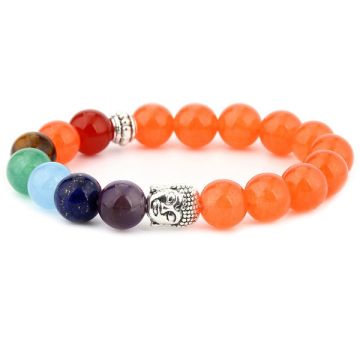 Chakra Buddha armbånd - Lykkearmbånd