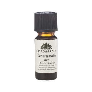 Æterisk olie - Cedertræolie - Urtegaarden - 10ml - Økologisk
