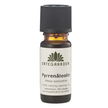 Æterisk olie - Fyrrenåle - Urtegaarden - 10ml - Æteriske olier