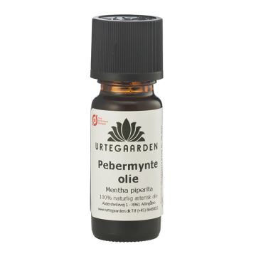 Æterisk olie - Pebermynteolie - Urtegaarden - 10ml - Økologisk